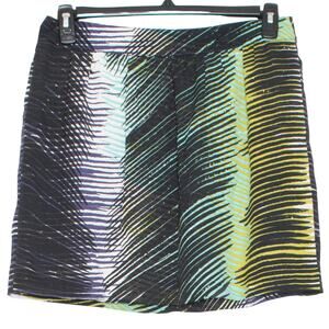 NWT Ann Taylor Loft Womens Skirt Mini Abstract Back Zip Size 8 Petite BD